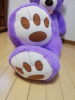 Amazon.co.jp: 巨大くまぬいぐるみ 紫 : おもちゃ